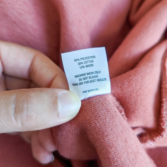 FEAT BlanketBlend Crewneck ButterWash Sweater in Cayenne XL - Picture 11 of 13